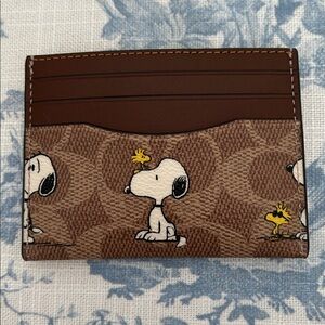NWT CoachX Peanuts | Snoopy Slim Card Holder